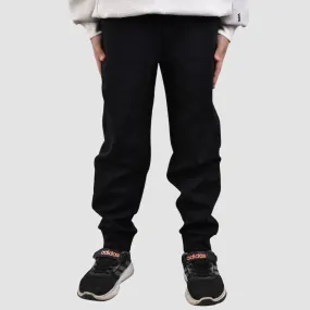 Cotton/Polyester/Spandex Interlock Mid Rise Tapered Elastic Waist Joggers (Junior)