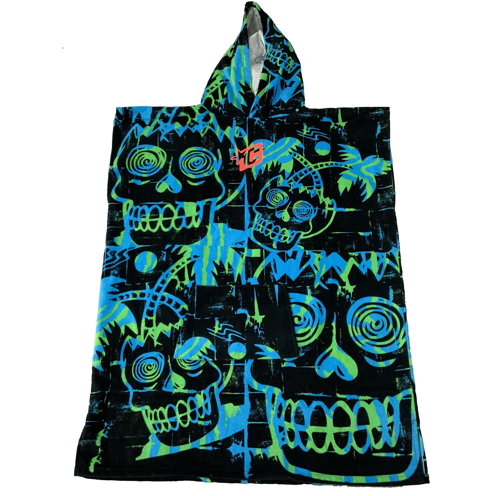 Creatures Of Leisure Grom Poncho - Cyan GN