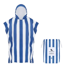 Dock & Bay Whitsunday Blue Poncho Stripe Small