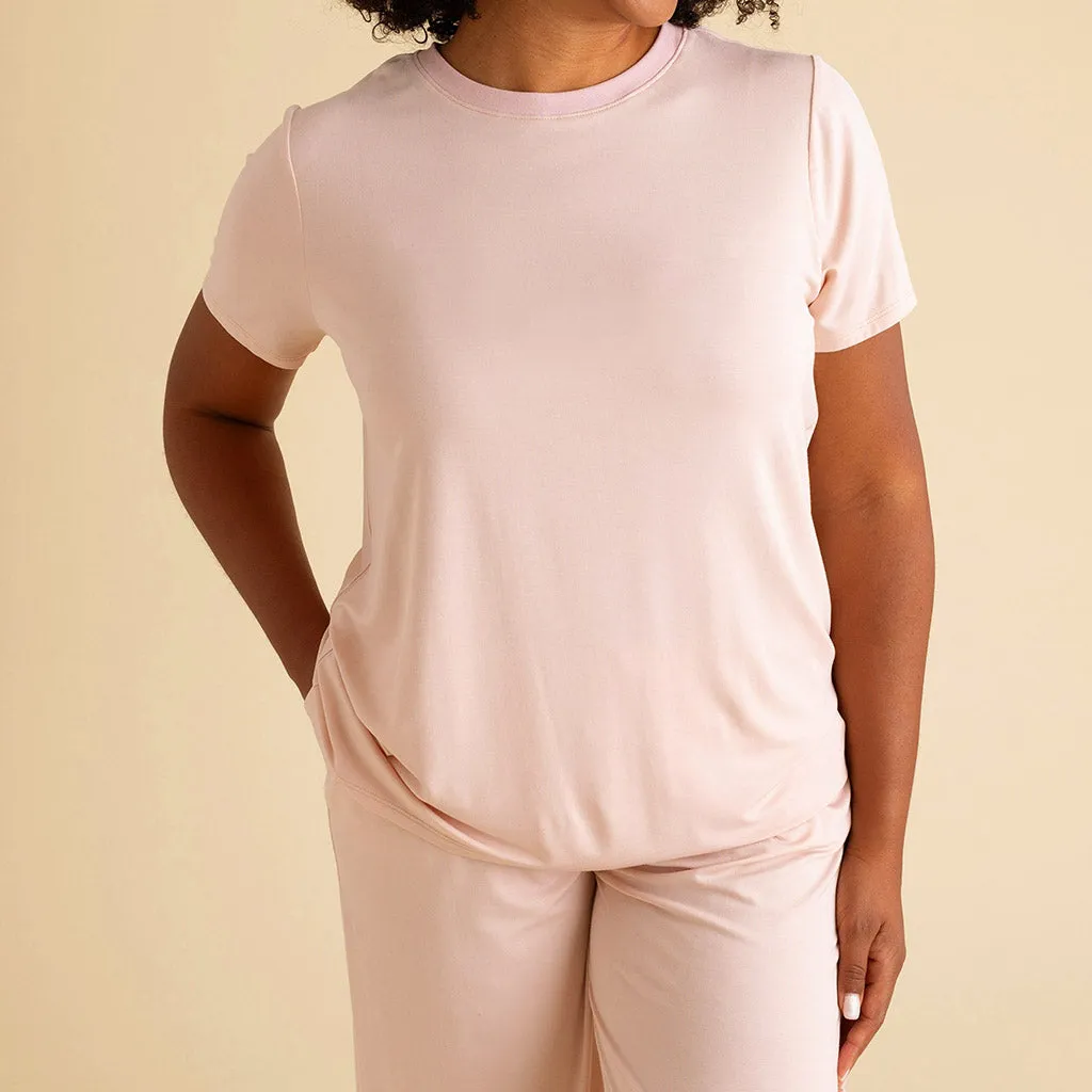 Dusty Blush Women's Crew Neck Tee