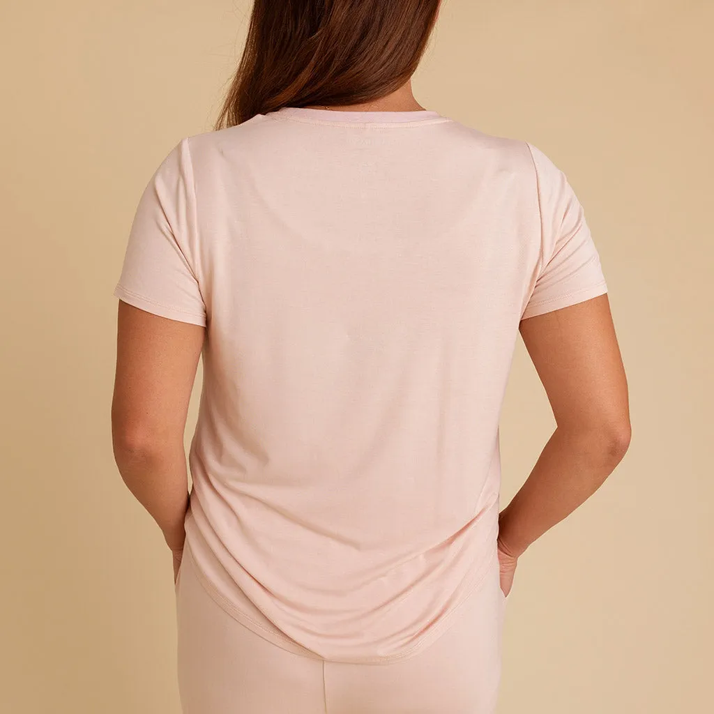 Dusty Blush Women's Crew Neck Tee