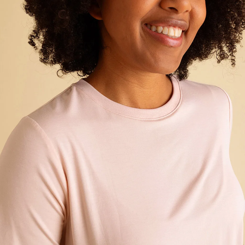 Dusty Blush Women's Crew Neck Tee