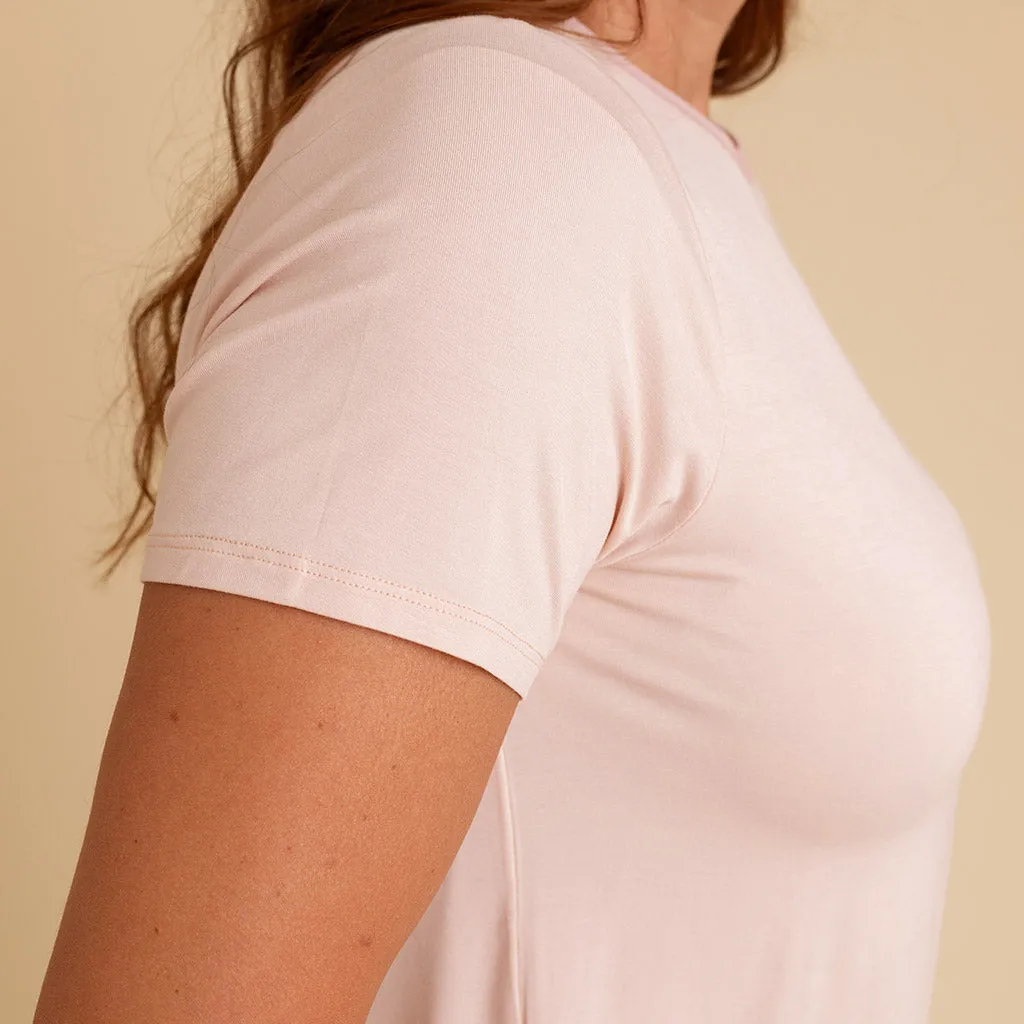 Dusty Blush Women's Crew Neck Tee