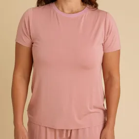 Dusty Rose Women's Crew Neck Tee