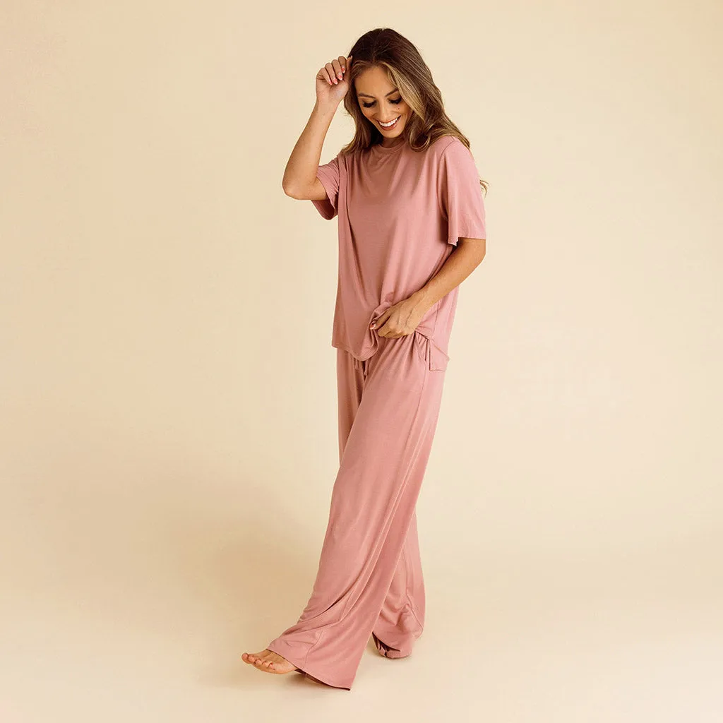 Dusty Rose Women's Loose Tee