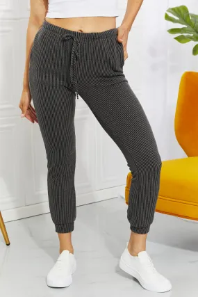 Easy Living: Ribbed Joggers