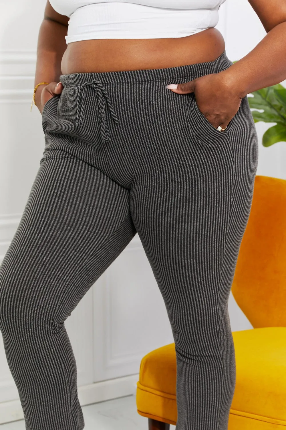 Easy Living: Ribbed Joggers