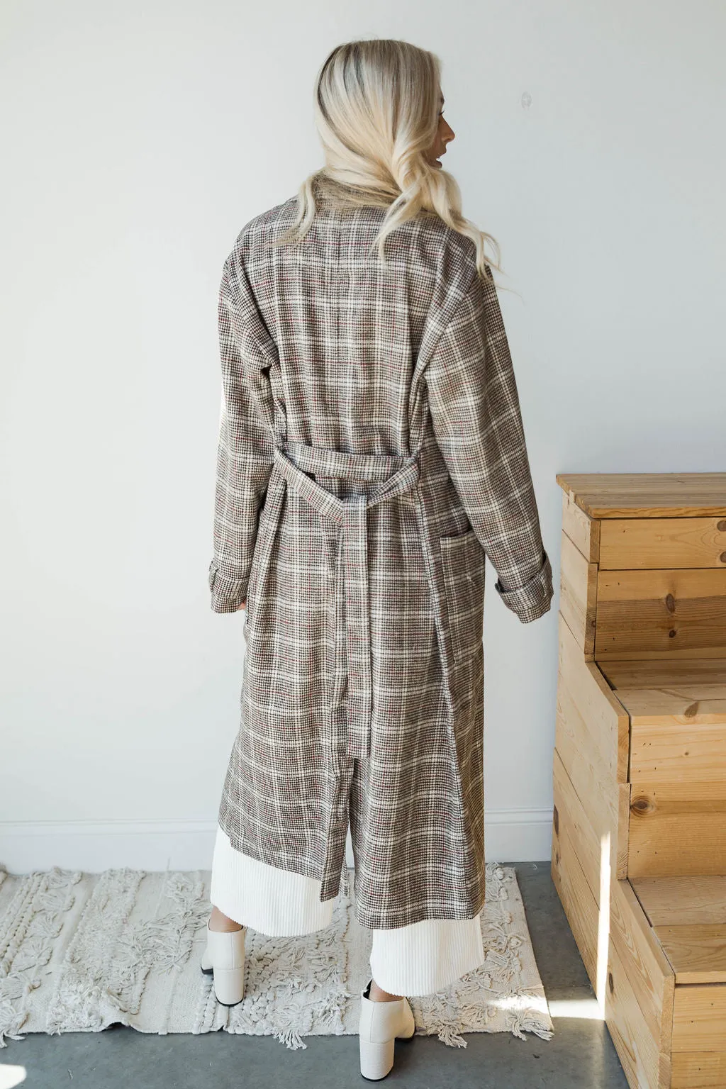 emmanuelle woven trench