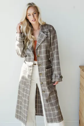 emmanuelle woven trench