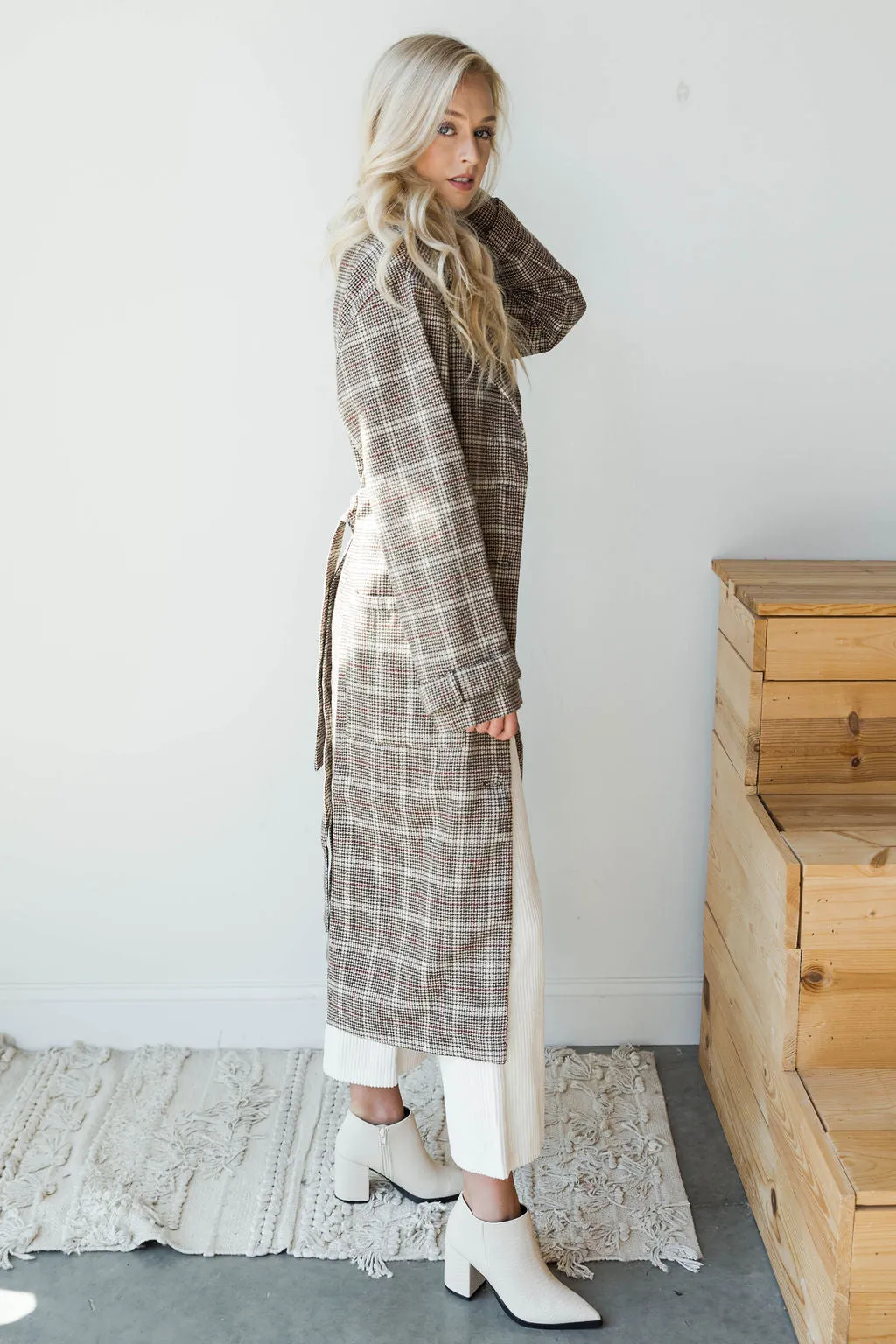 emmanuelle woven trench