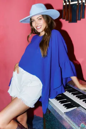Fantastic Fawn Poncho Blouse