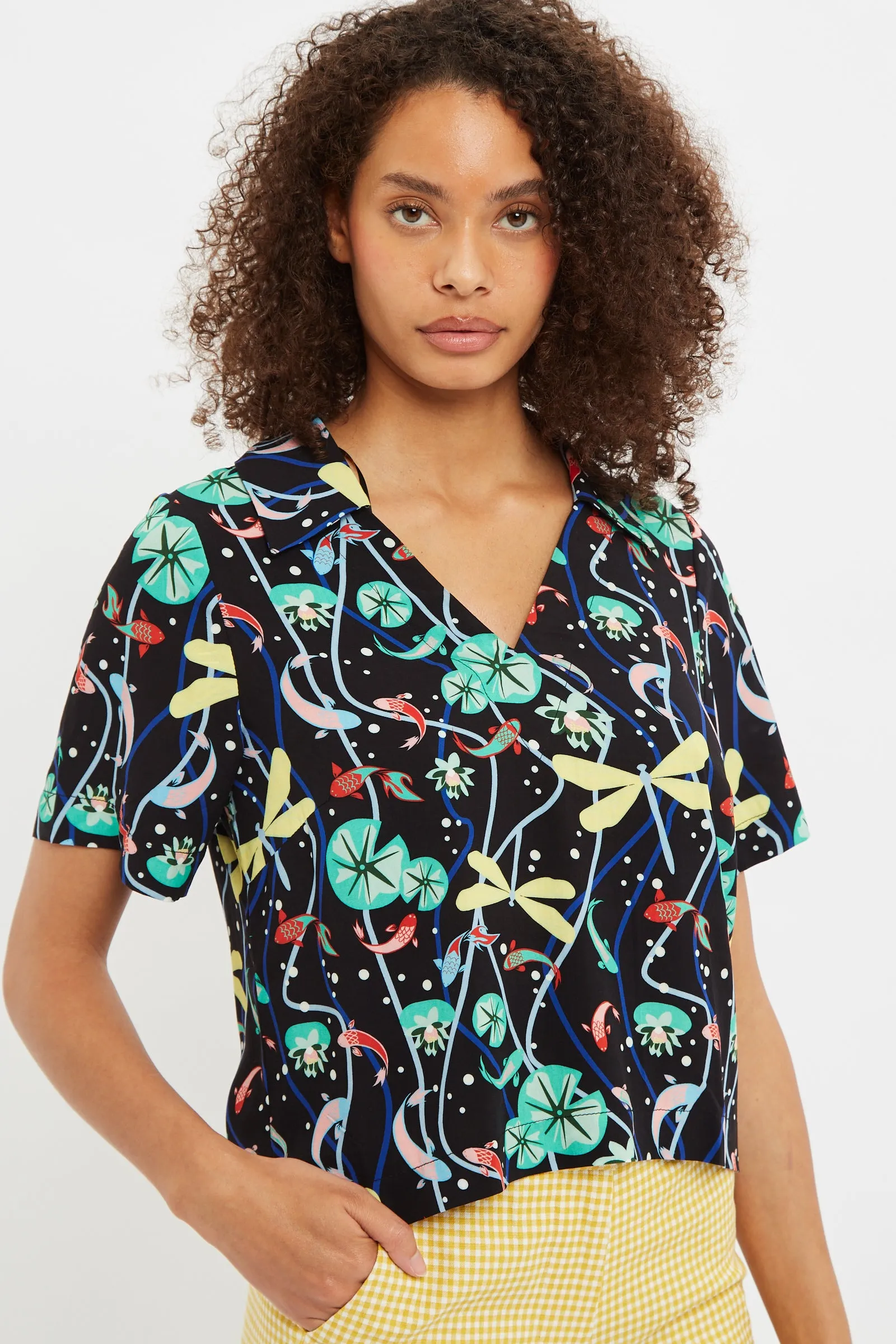 Fien Pond Print Short Sleeve Shirt