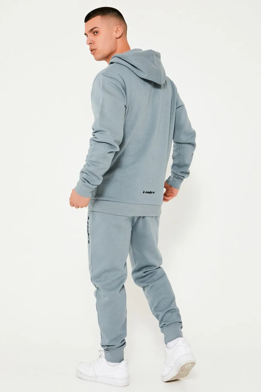 Finchley Road Fleece Tracksuit - Slate Grey