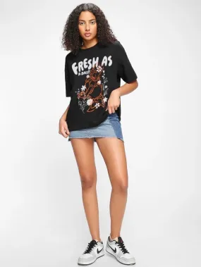 Fresh As A Daisy Printed Reasonable Price High Quality Womens Drop Shoulder Tee Legacy Boutiques Dhaka