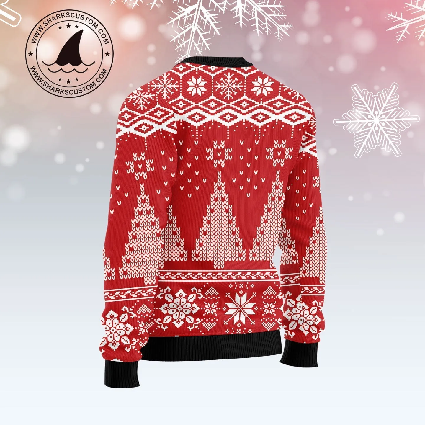 Funny Christmas Sweater JulesRoche Trendy All-Over-Print Pullover