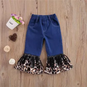 Grow Girl Fringed Flared Jeans