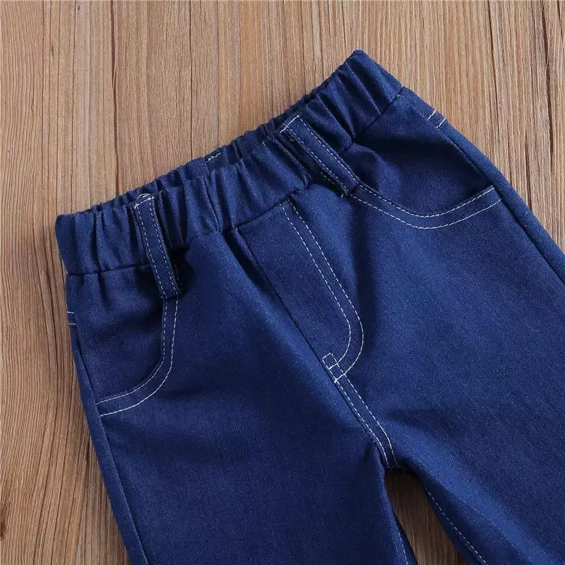 Grow Girl Fringed Flared Jeans