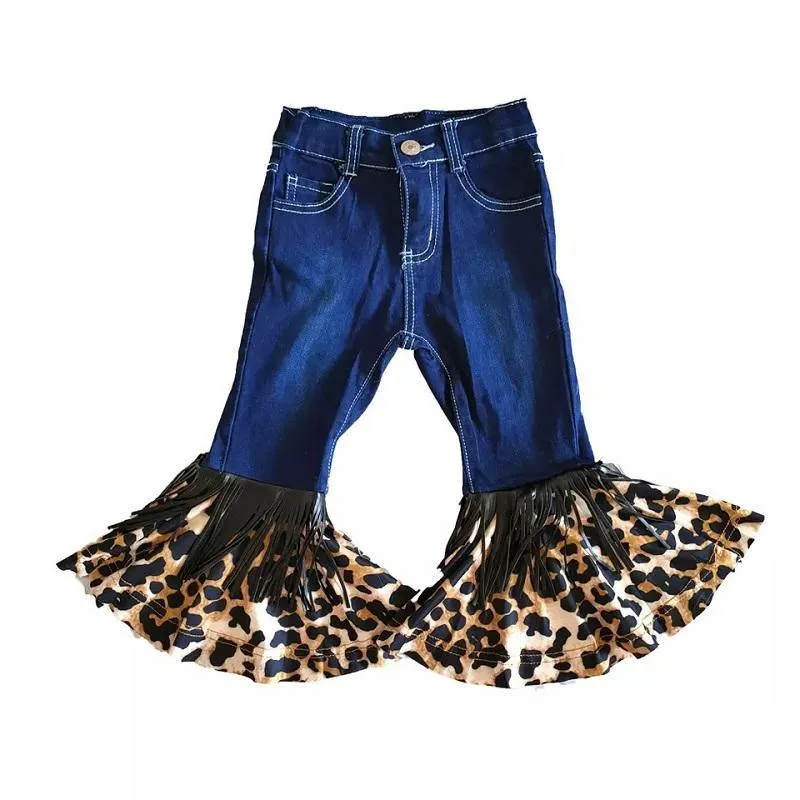 Grow Girl Fringed Flared Jeans