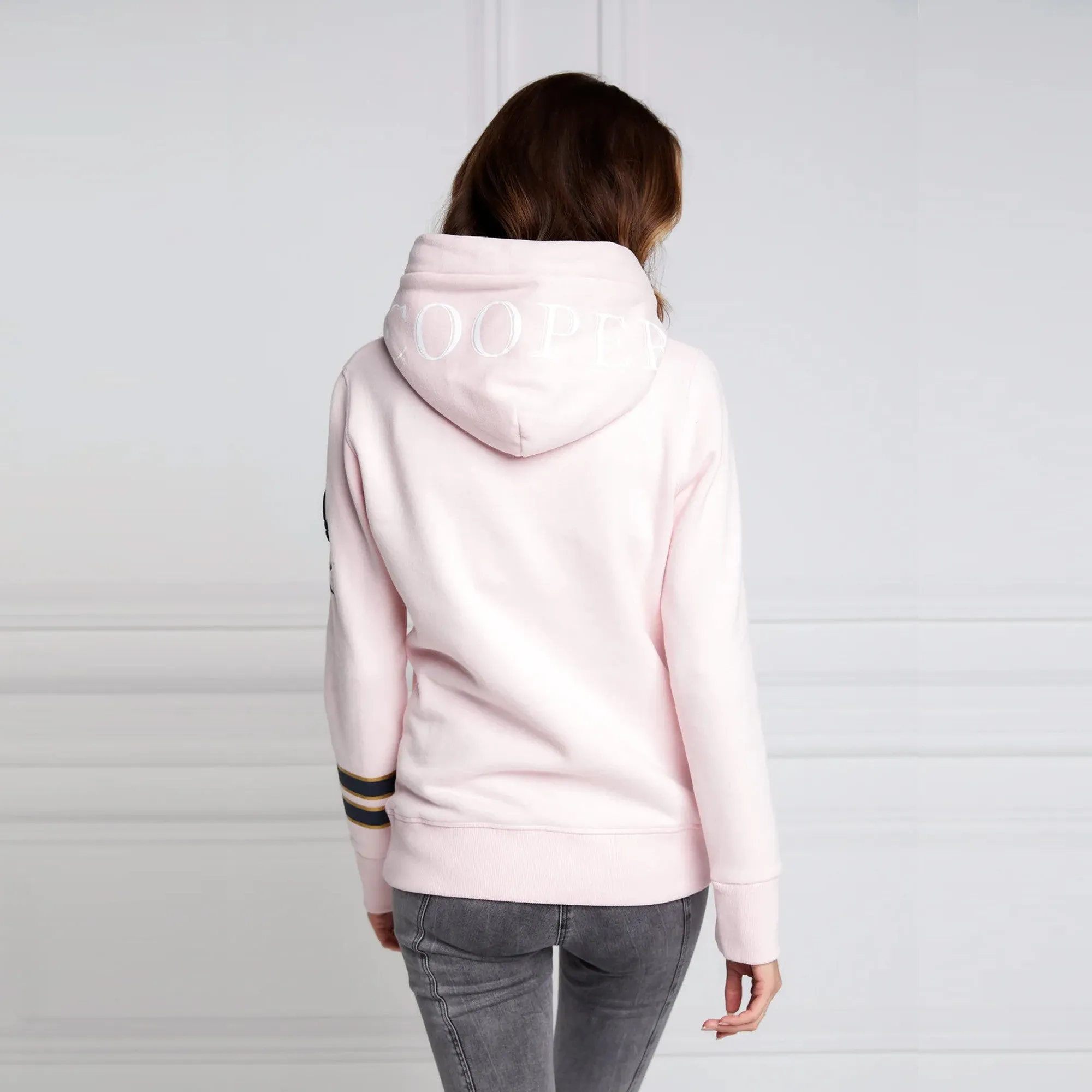 Holland Cooper Heritage Hoodie - Blush Marl