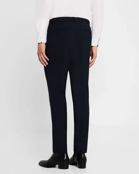 Hugo Boss Mens Slim Fit Genius Wool Dress Pants Blue 30 x 30