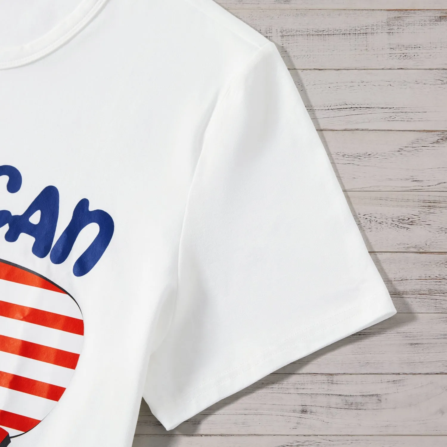 Independence Day Family Matching Cotton Short-sleeve Tee