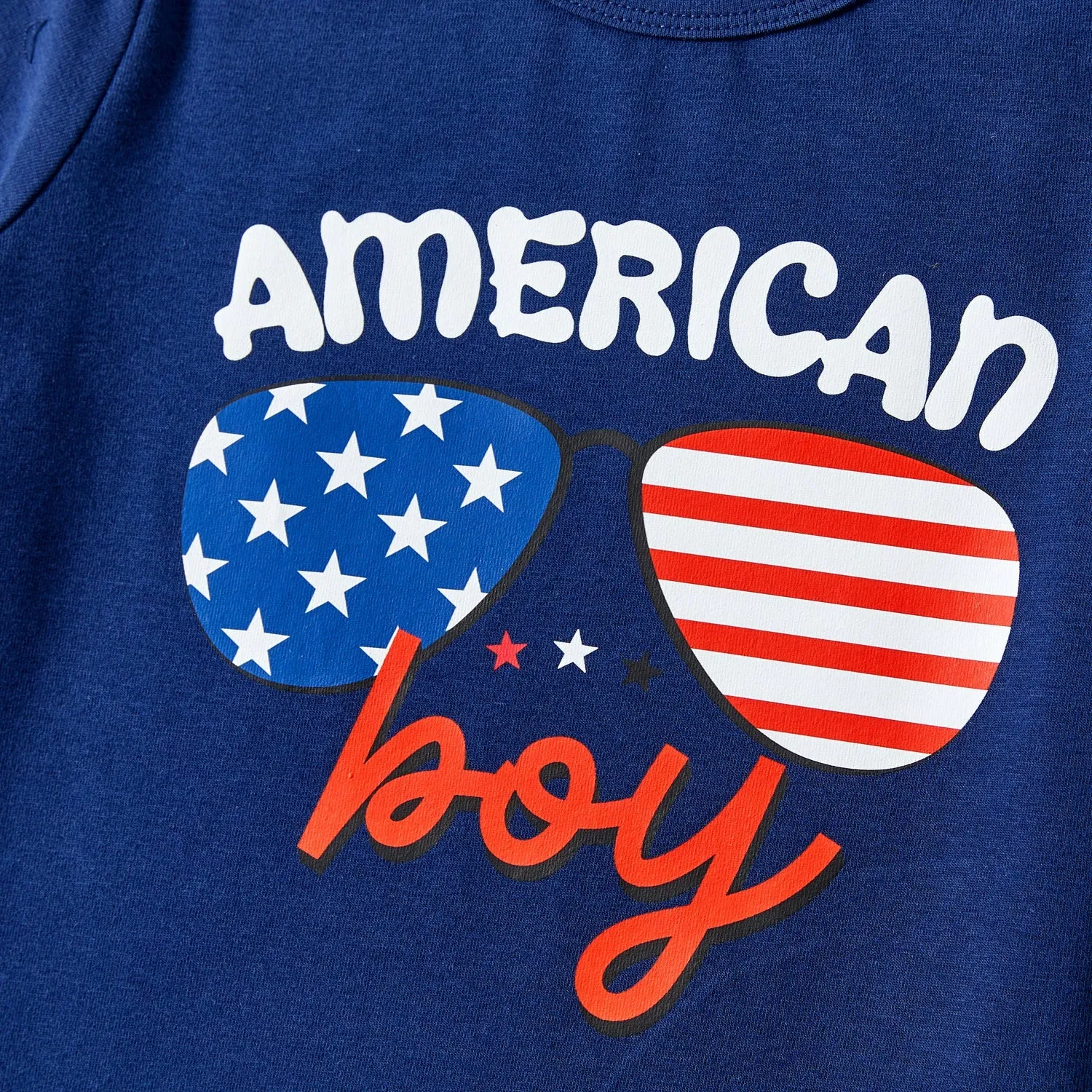 Independence Day Family Matching Cotton Short-sleeve Tee