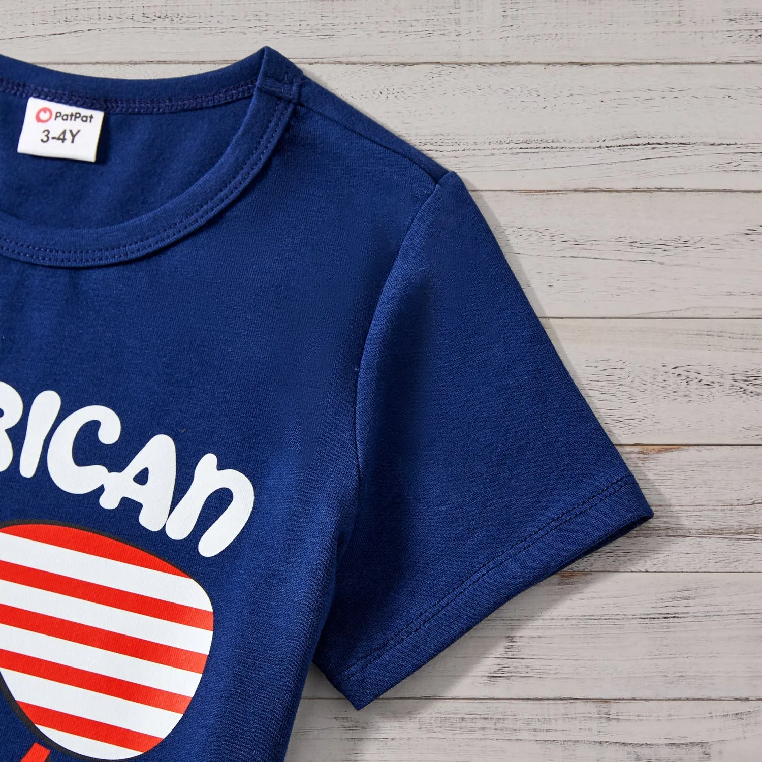 Independence Day Family Matching Cotton Short-sleeve Tee