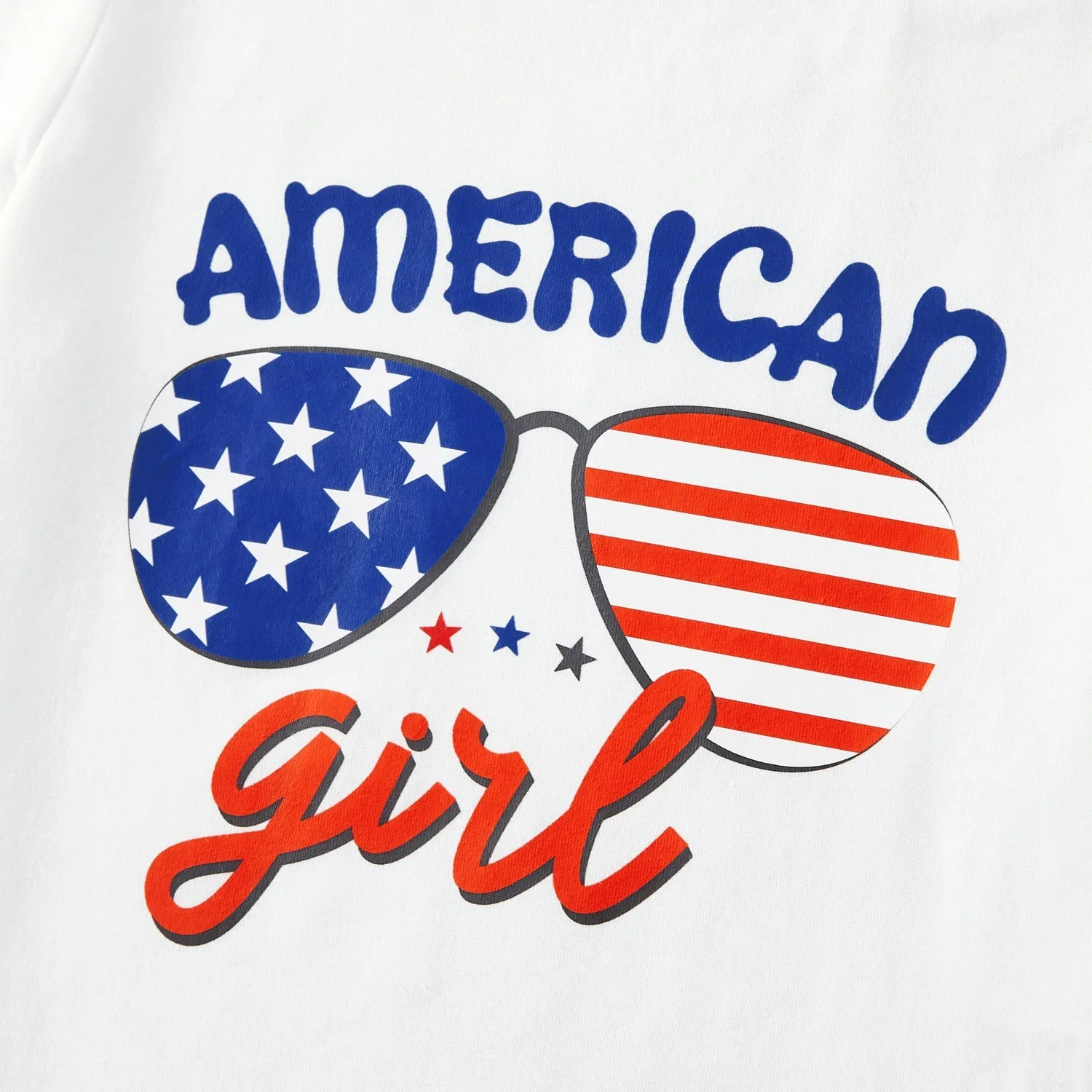 Independence Day Family Matching Cotton Short-sleeve Tee