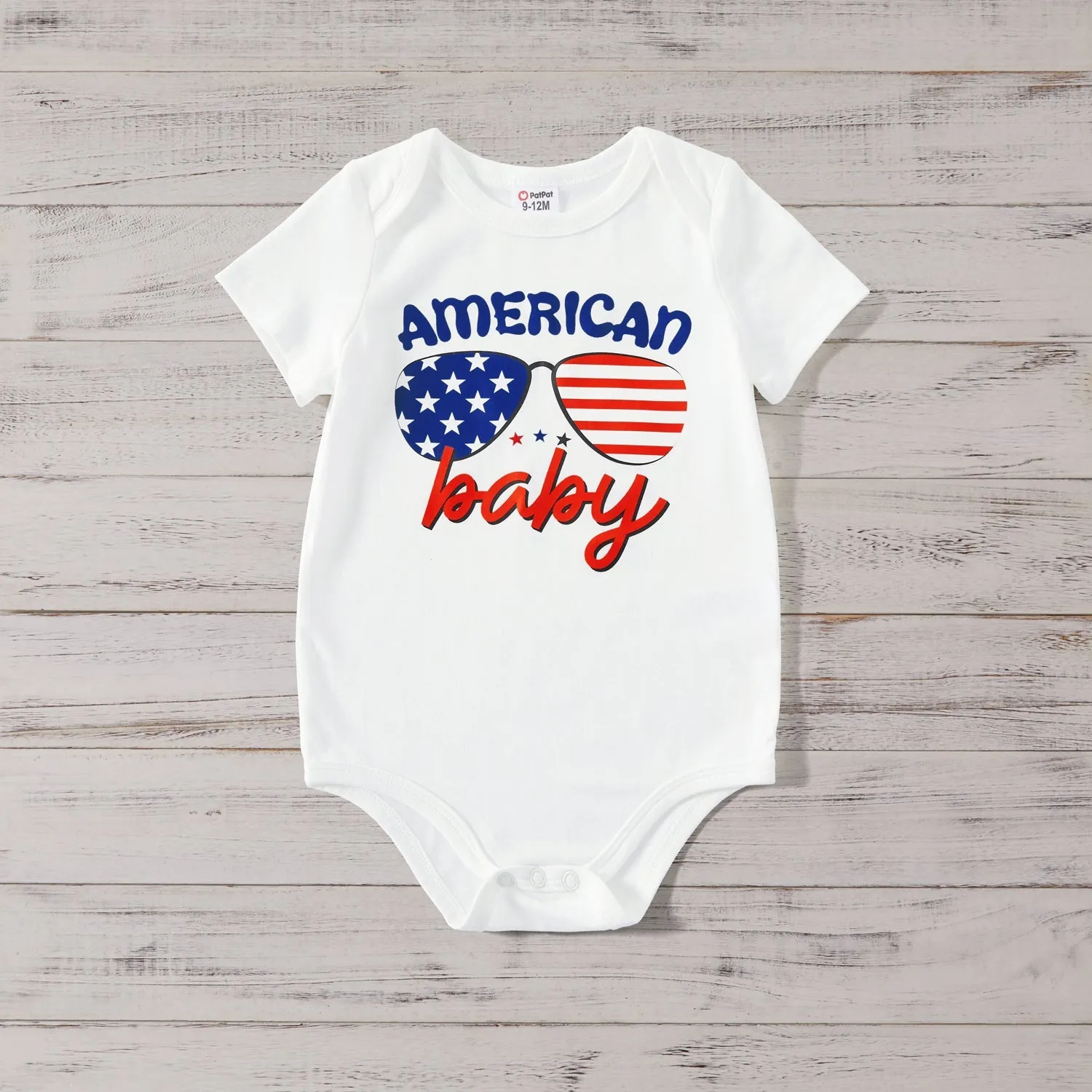 Independence Day Family Matching Cotton Short-sleeve Tee