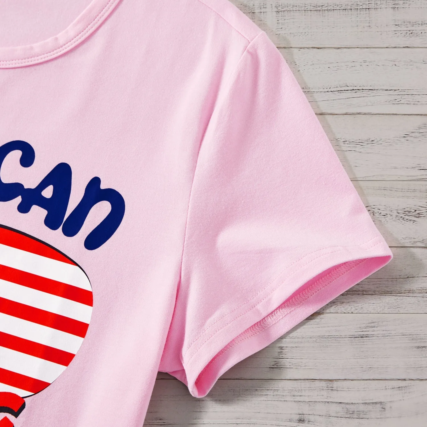 Independence Day Family Matching Cotton Short-sleeve Tee