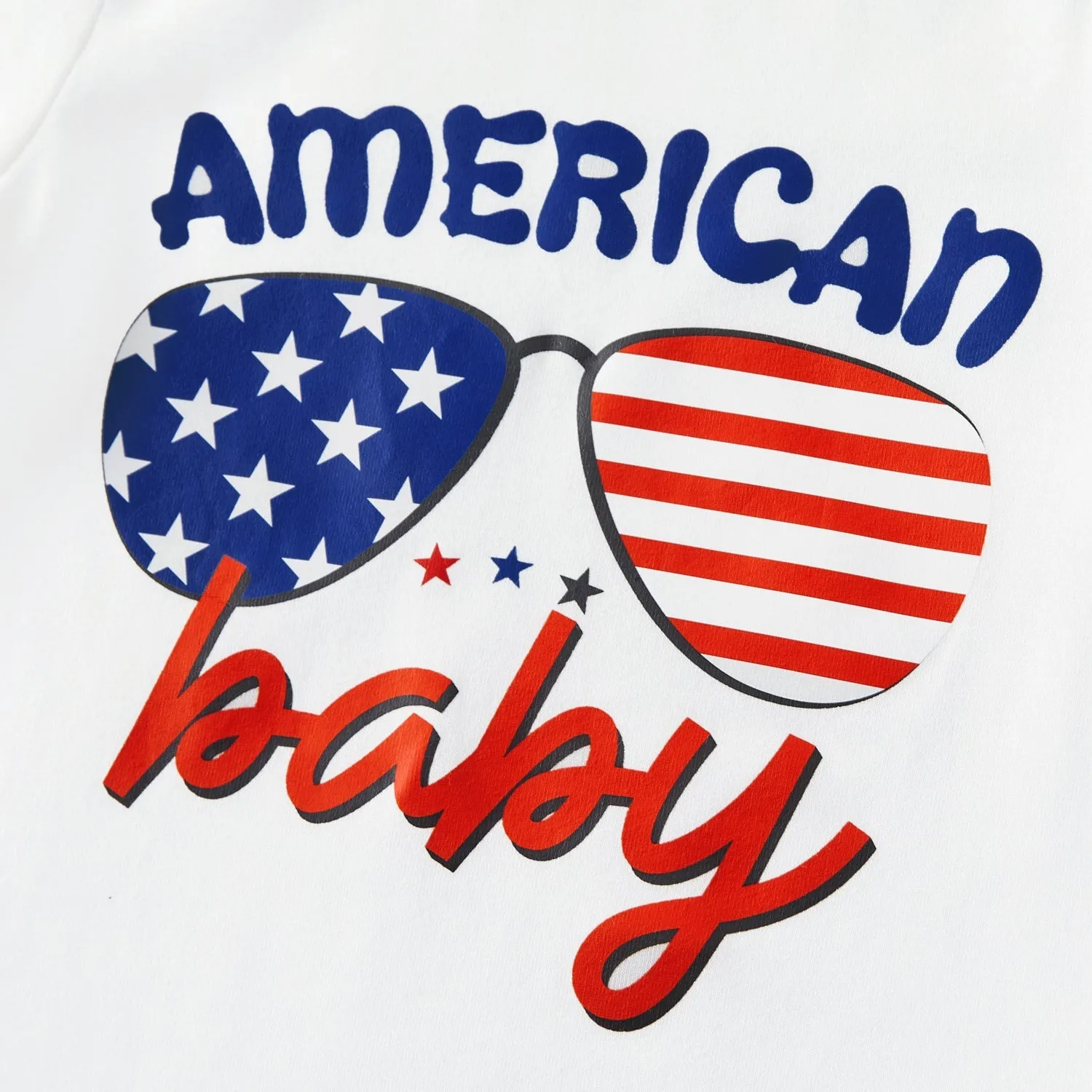 Independence Day Family Matching Cotton Short-sleeve Tee