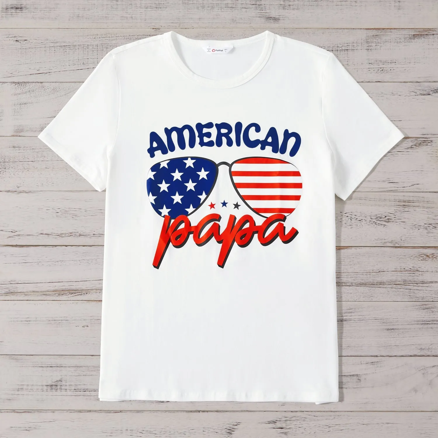Independence Day Family Matching Cotton Short-sleeve Tee