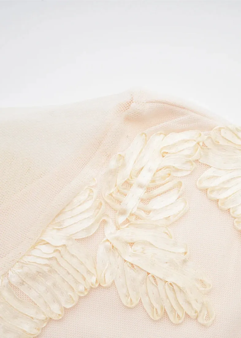Jewell Floral Embroidery Mini Dress