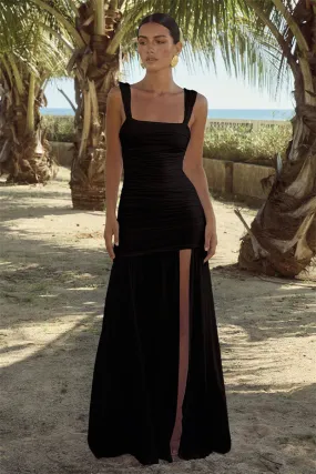 Joanna Sleeveless Thigh High Split Maxi Dress