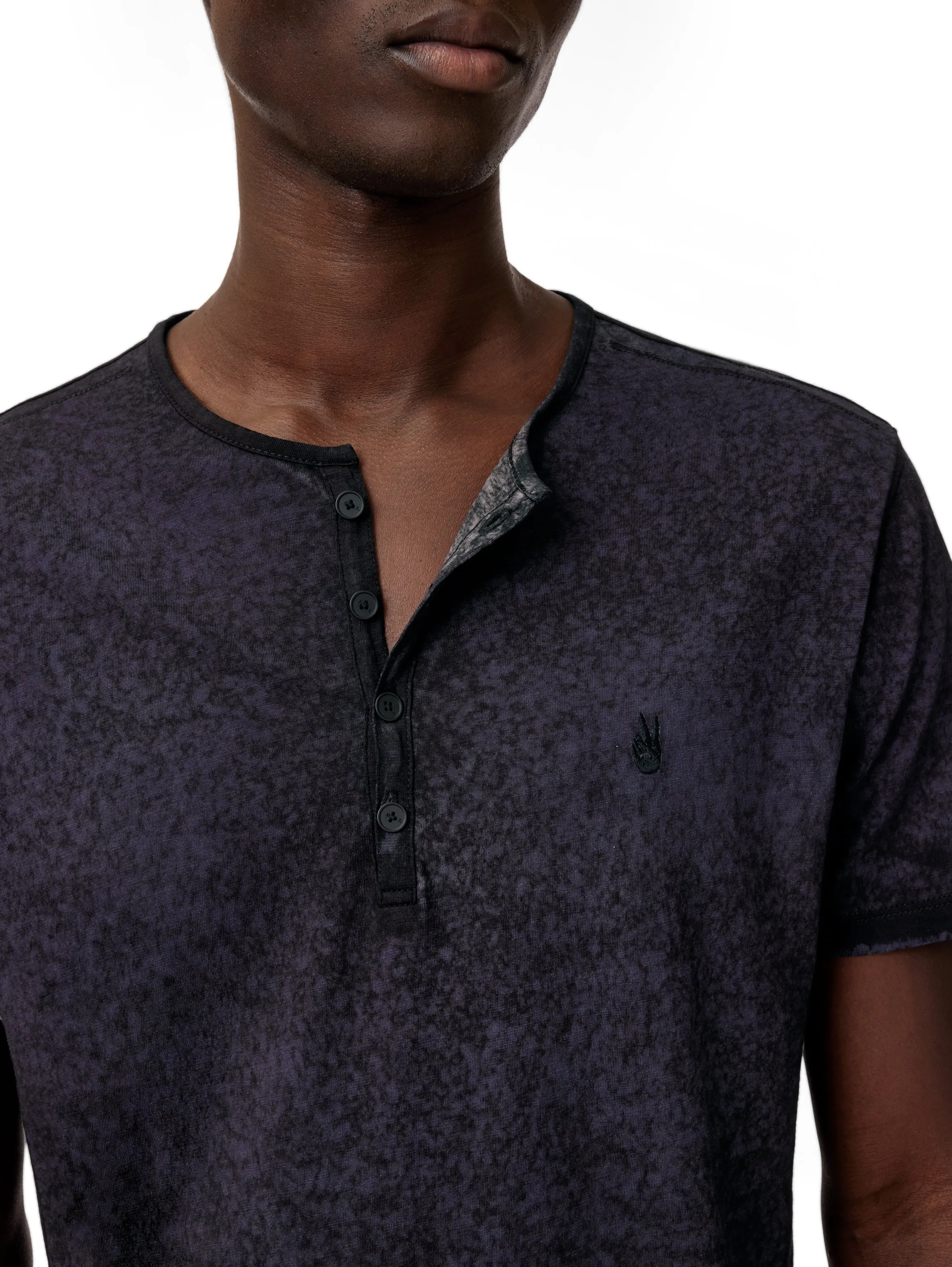 JOHN VARVATOS - ARIEL SS RAIN WASH HENLEY