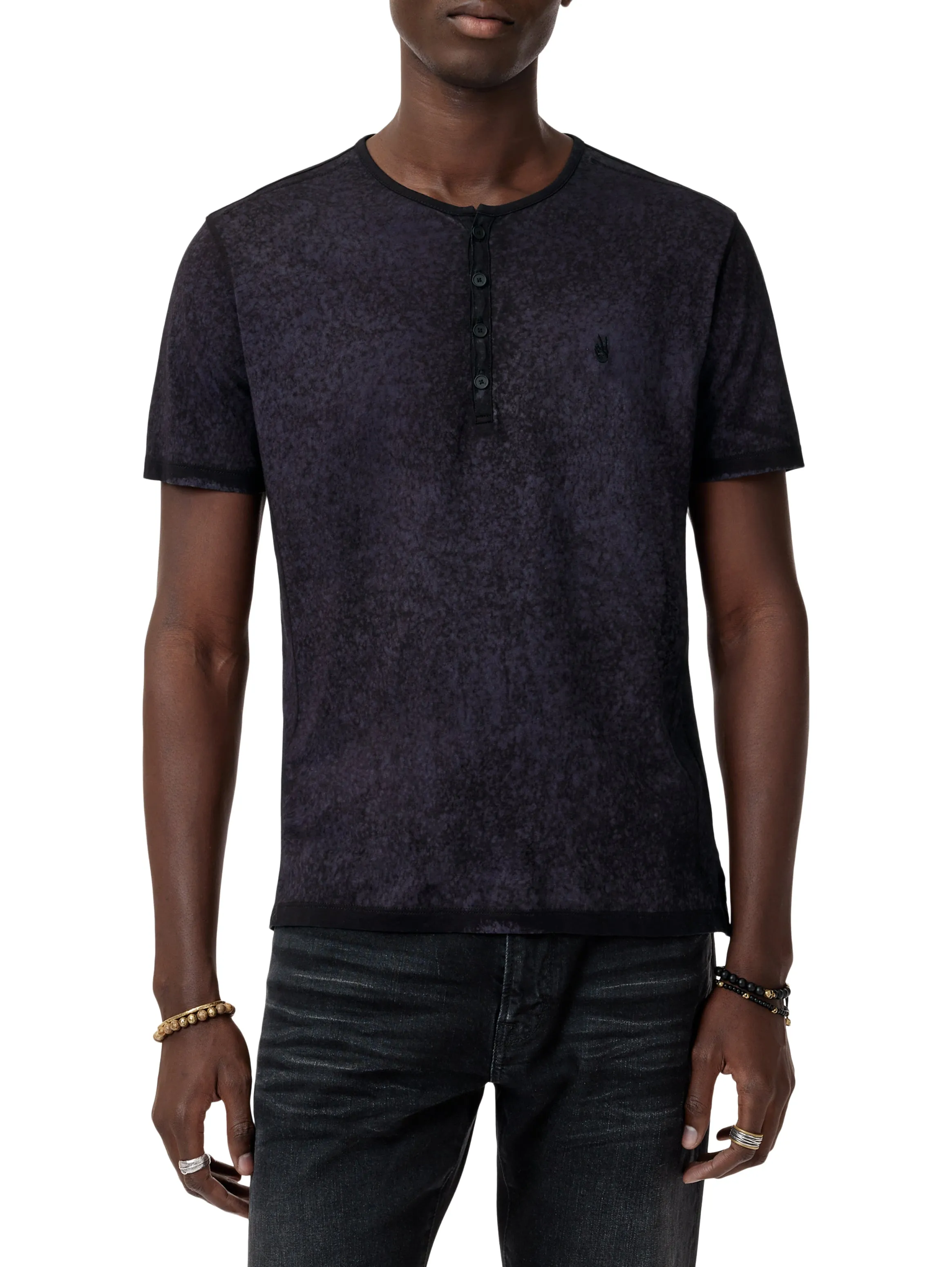 JOHN VARVATOS - ARIEL SS RAIN WASH HENLEY