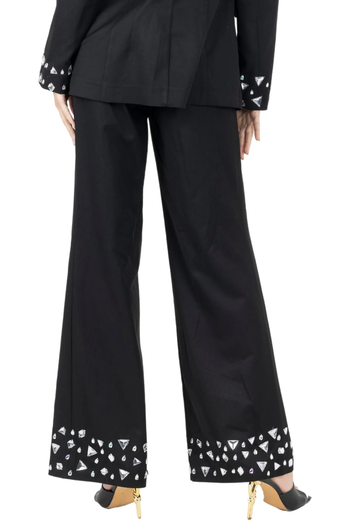 Joslin White Stone Pant In  Black