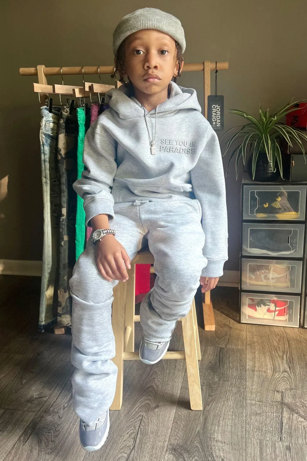 Kids Paradise Tonal Pullover Hoodie 3 Pack