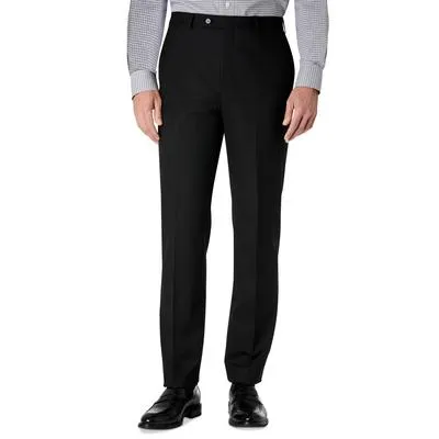 Lauren Ralph Lauren Mens Regular fit Dress Pants 38 / 34 Black Solid Stretch