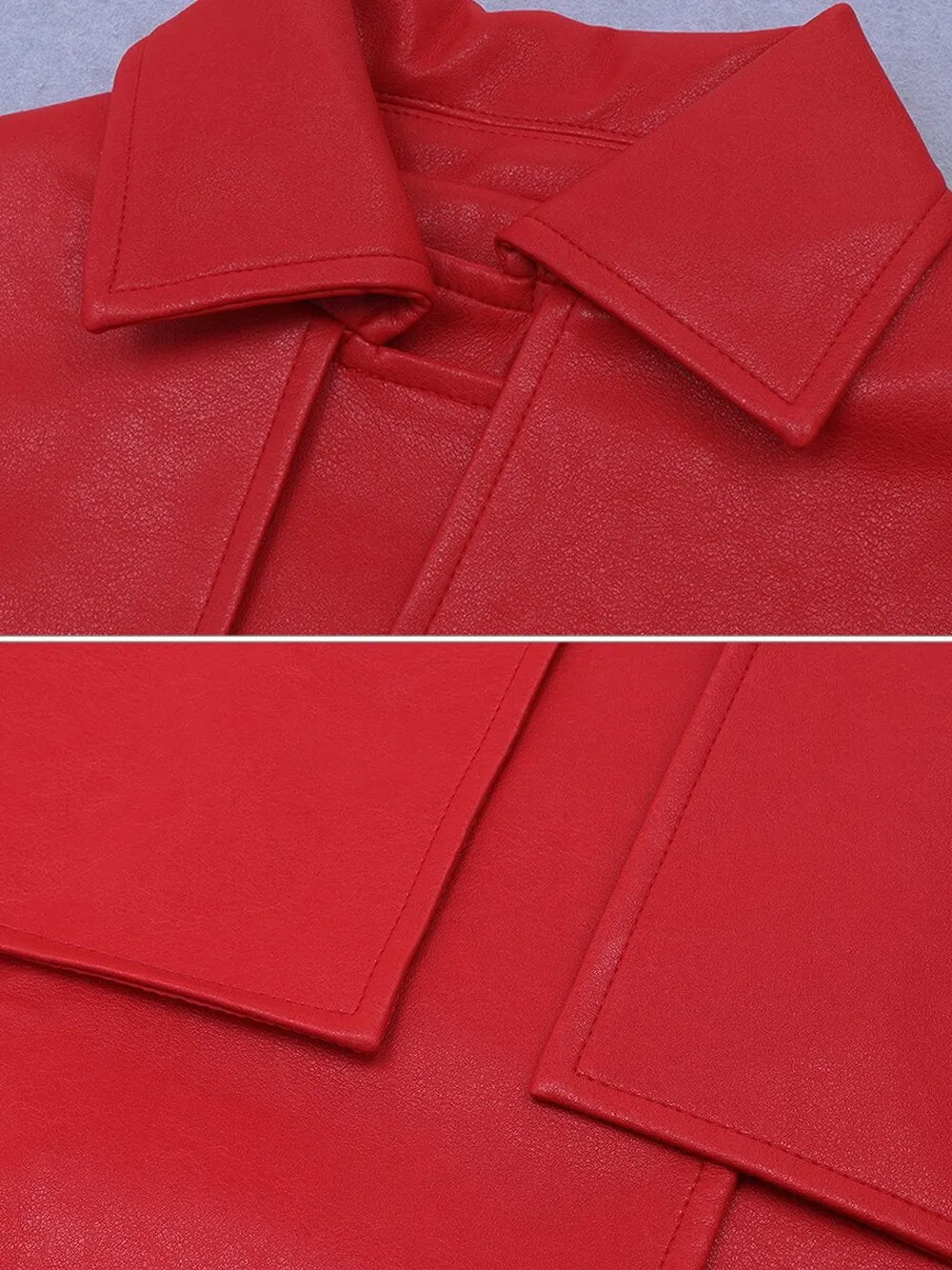 Leather Trench Coat