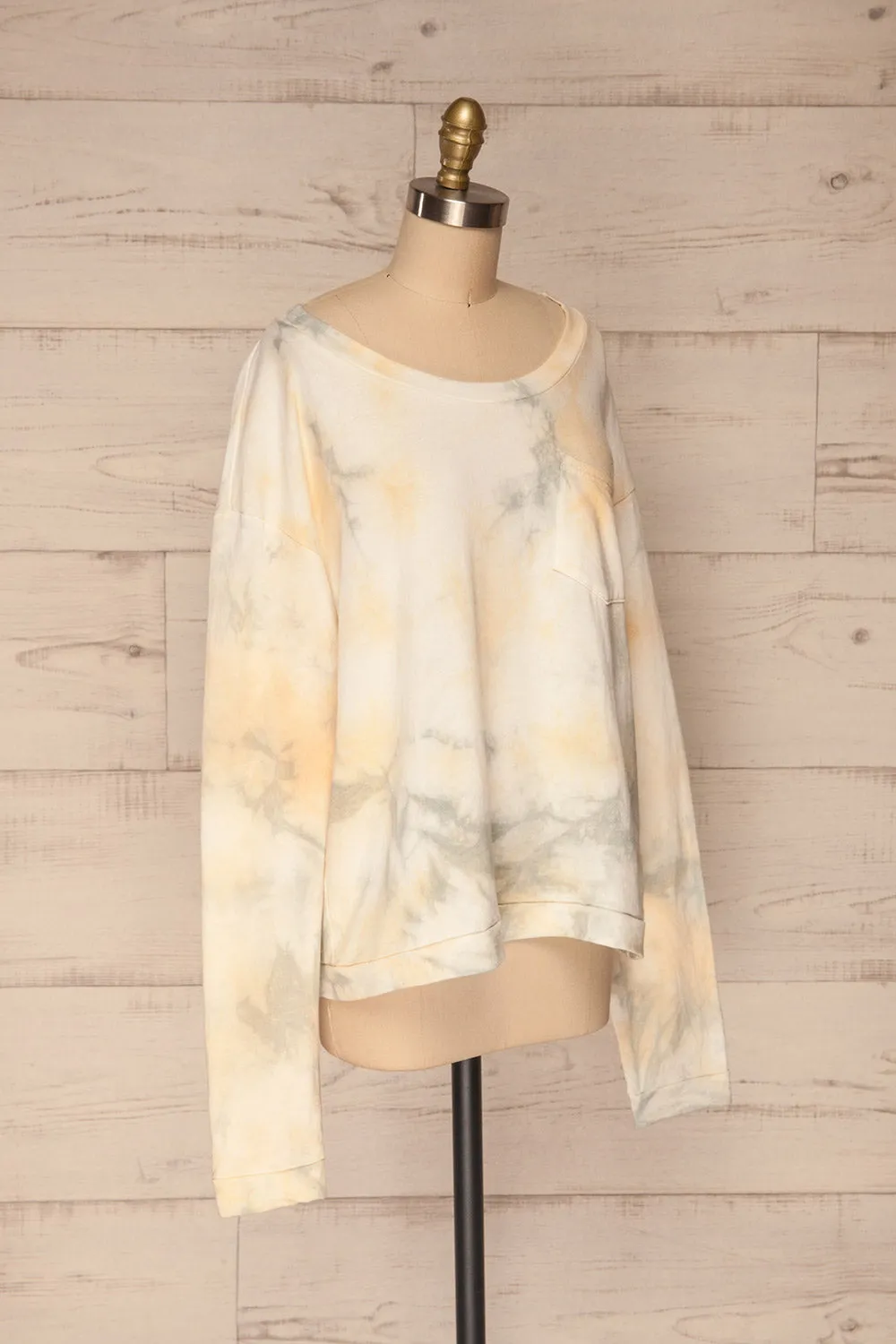 Leiria | Tie Dye Pocket Sweater