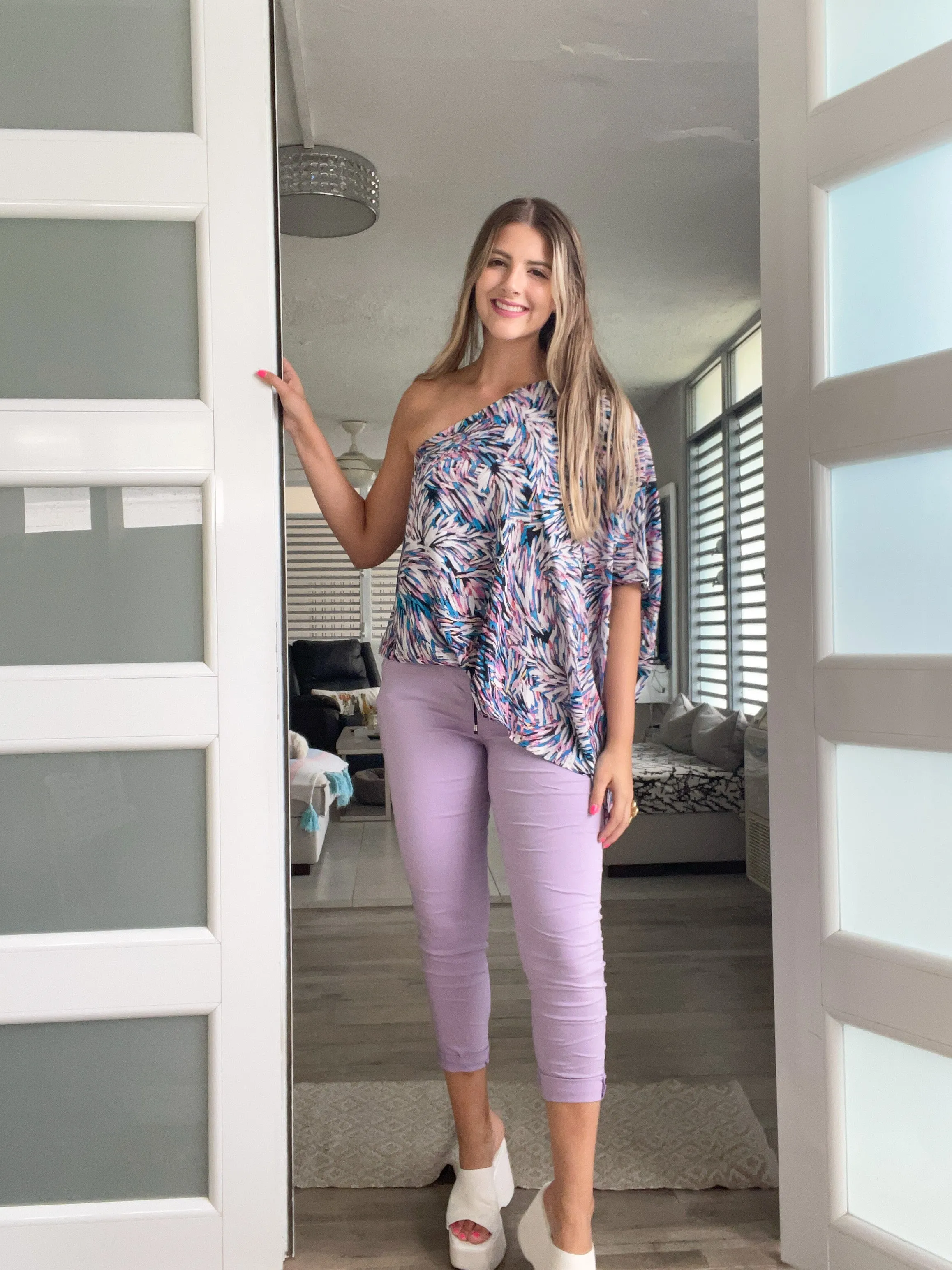 LILAC SOLID COLOR JOGGERS