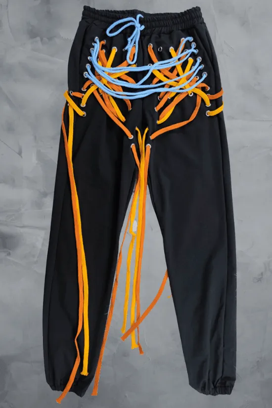 Lora eyelet Drwastring Trousers