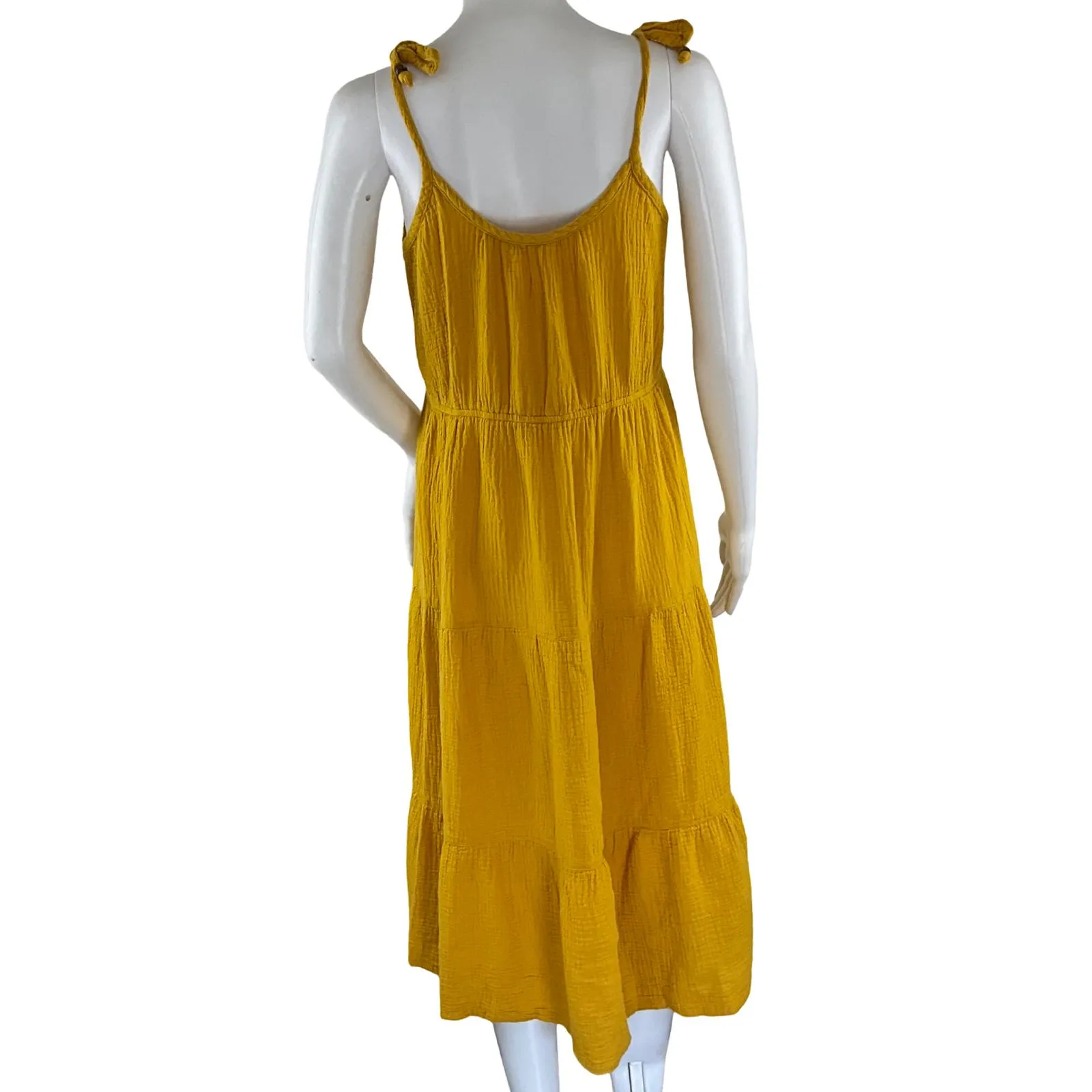 Lucky Brand Women's Cotton Sleeveless Midi Dress Sz M Pre-Owned