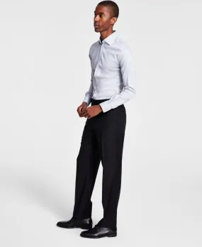 Michael Kors Mens Classic fit Dress Pants 38 / 30 Black Solid Stretch