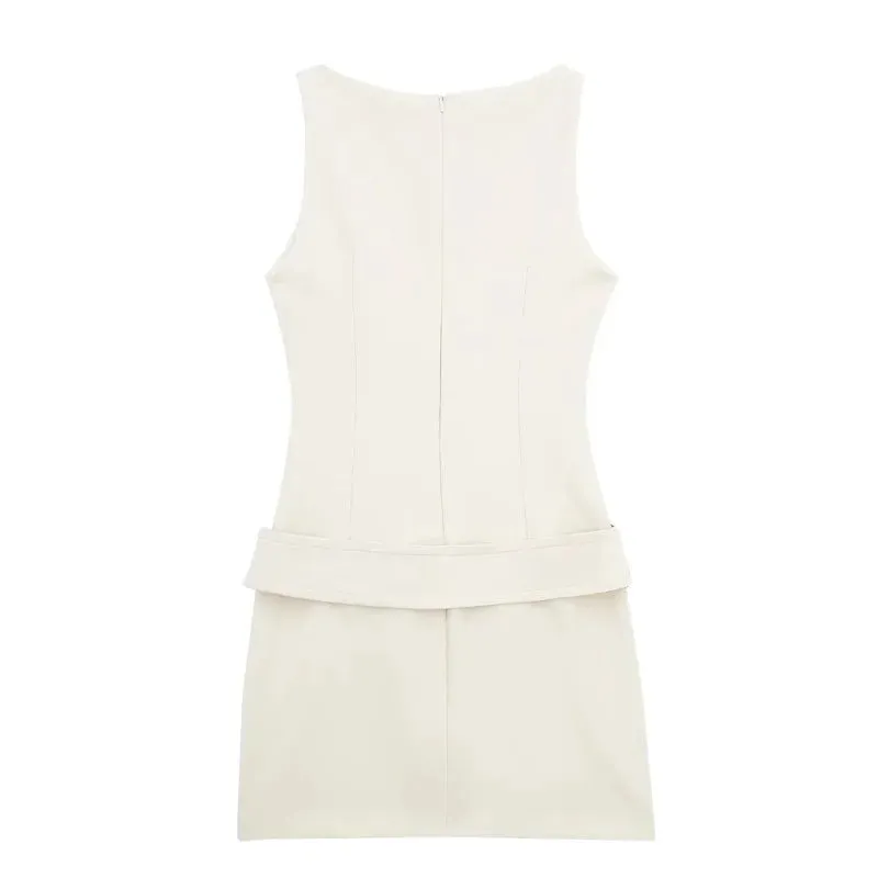 Mini Bodycon Dress with Belt