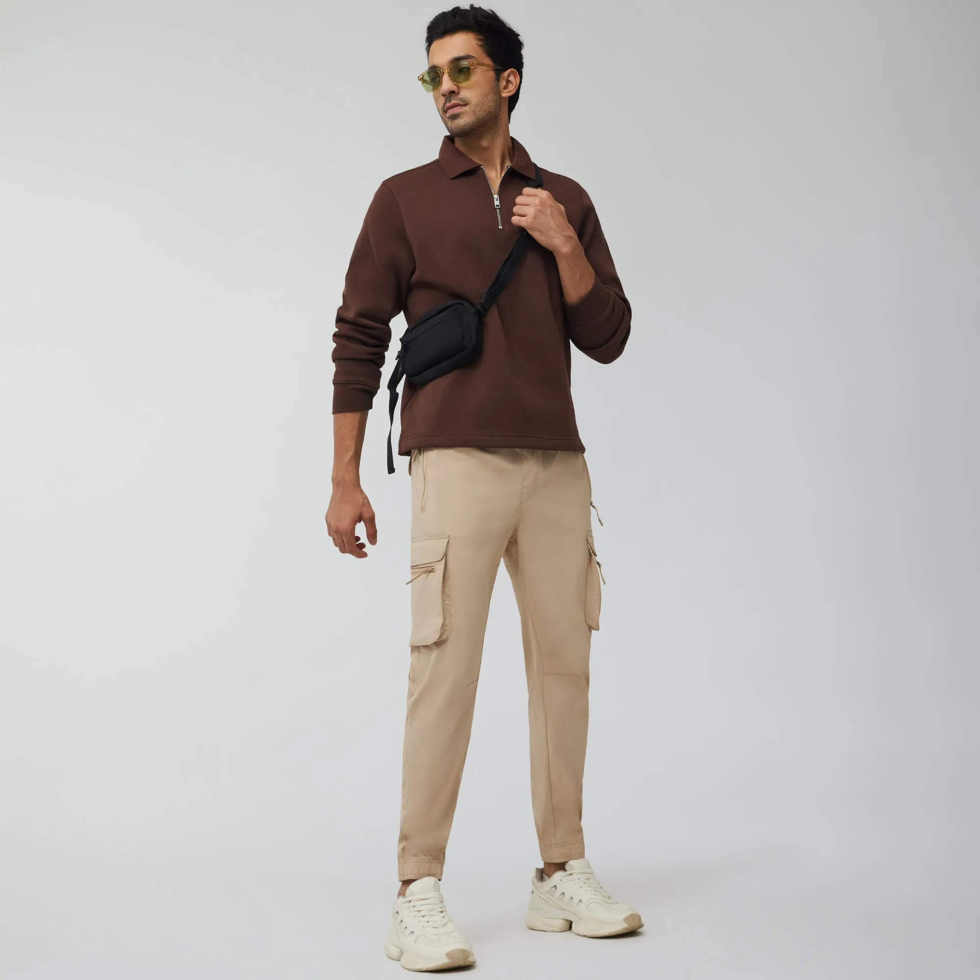 Moveo Cargo Joggers Biscuit Brown