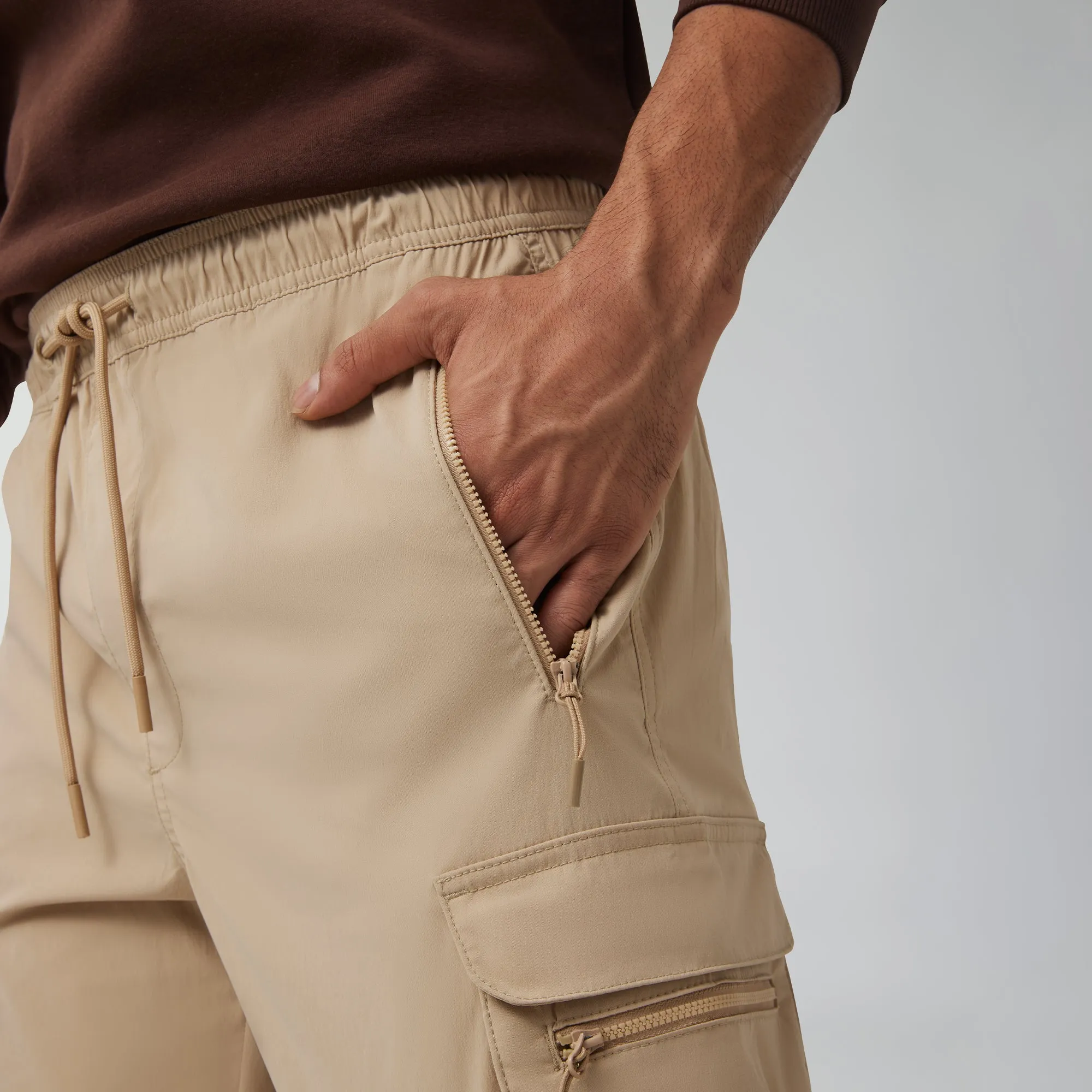 Moveo Cargo Joggers Biscuit Brown