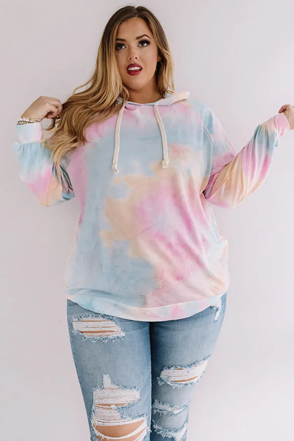 Newly Obsessed Tie Dye Hoodie Curves