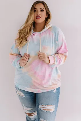 Newly Obsessed Tie Dye Hoodie Curves
